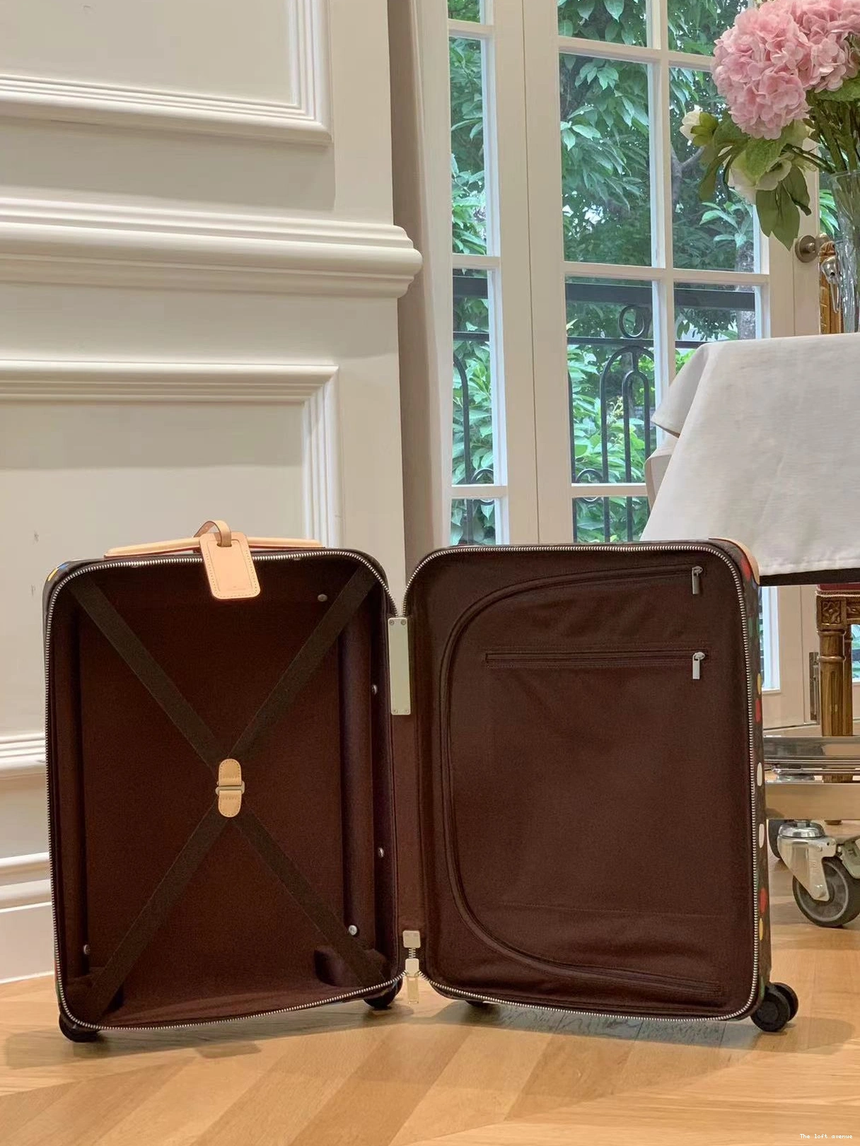 YAYOI CABIN 55 HORIZON 37L POLKADOT SUITCASE CUSTOM 0819